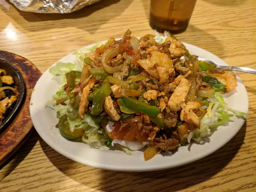 Fajita Meat and Salad